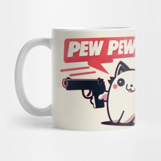 Pew Pew Cat Mug